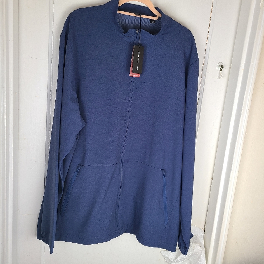 Travis Mathew Vally View Jacket Men 3XL Navy Heater Proformance Golf.